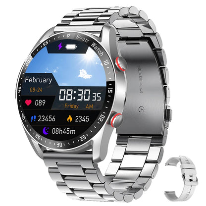 ECG+PPG Bluetooth Call Smart Watch Men Laser Health Blood Pressure Fitnes Sports Watches Man Sports Waterproof Smartwatch+Box - GabyFit Goods