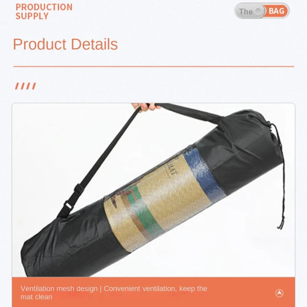 Yoga Mat Bag Gym Mat Yoga Sport for Gym At Home for Exercises Stretch Abs Meditation Mat Pilates Exercise Yoga Mat Not Included - GabyFit Goods