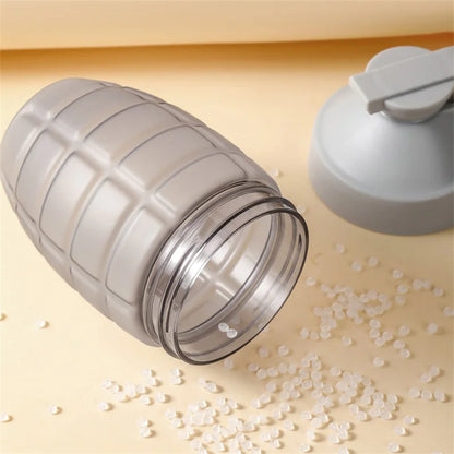 600ml Fitness Sports Water Bottle Fashion Simple Shaker Cup Protein Powder Nutrition High-capacity Milkshake Mixing Cup - GabyFit Goods