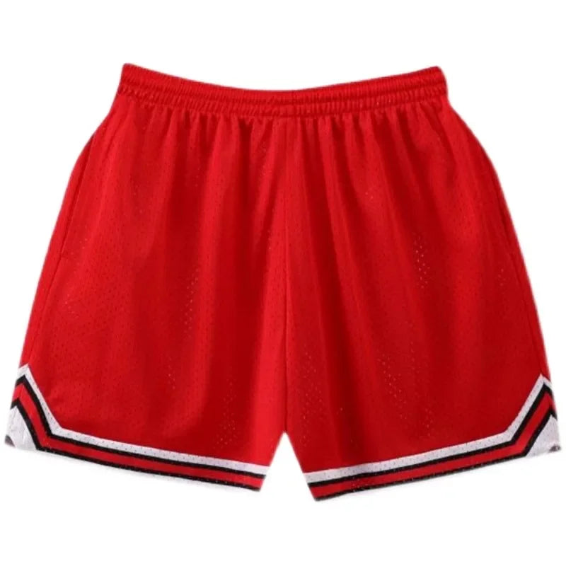 Basketball Pants Summer American Sports Shorts Fitness Breathable Casual Men and Women Running Loose Quarter Pants Sweat-wicking