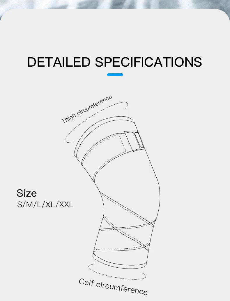 Sports Compression Knee Brace Elastic Support Pads Knee Pads Fitness Equipment Volleyball Basketball Cycling 2023 - GabyFit Goods
