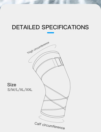 Sports Compression Knee Brace Elastic Support Pads Knee Pads Fitness Equipment Volleyball Basketball Cycling 2023 - GabyFit Goods