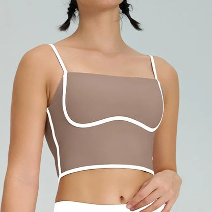 Woman Sports Bra Gym Yoga Crop Top Fitness Underwear Backless Workout Vest Shirt Lady Running Fast Dry Sportswear