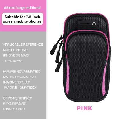 Arm Bag Waterproof sports phone case Money Key Outside Sports Running Fitness Simple Arm Bag with nicegobaby Wrist Bag - GabyFit Goods