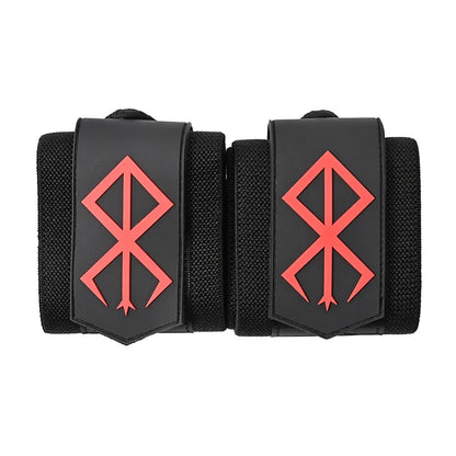 Gym Anime Sports Weight Lifting Wrist Wraps Wristband Support For Gym Heavy Duty Training, Fitness Deadlift, Powerlifting - GabyFit Goods