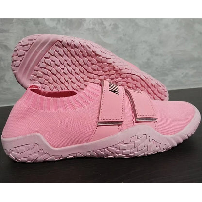 New Large Size Unisex Gym Lightweight Sports Hard Pull Squat Training Shoes Pro Hook & Loop Weightlifting Shoes 35-46#