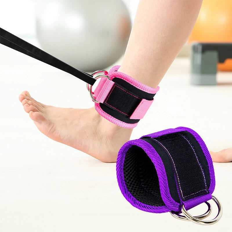 1 Pcs Ankle Strap for Cable Machines Padded Gym Cuff for Ankle Protector Gym Sports Training Equipment Fitness Supplies