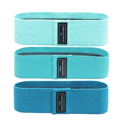 Squat glute workout Non-slip trainer thick band Fabric Resistance Elastic Booty Bands Stretch Fitness Strips Loops Yoga Equipmet - GabyFit Goods