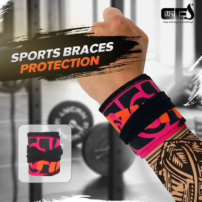 Wrist Wraps,GYM Strength Wrap, Street Workout Band muñequeras brace hand,Cotton Ripstop Fabric Weightlifting Wrist Support, - GabyFit Goods