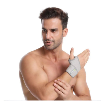Wrist Guard Band Brace Support Carpal Tunnel Sprains Strain Gym Strap Sports Pain Relief Wrap Bandage Protective Gear Gym - GabyFit Goods