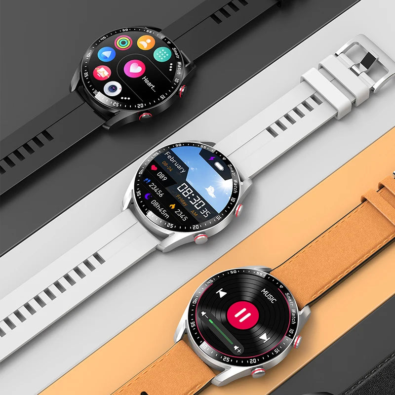 ECG+PPG Bluetooth Call Smart Watch Men Laser Health Blood Pressure Fitnes Sports Watches Man Sports Waterproof Smartwatch+Box - GabyFit Goods