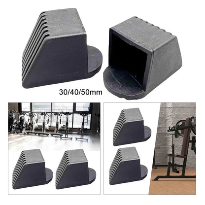 2 Pieces Gym Equipment Square End Cap Gym Fitness Equipment Accessories Gym Accessories Fitness Accessories Square End Cover - GabyFit Goods