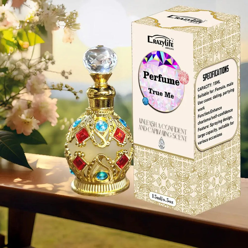 15ML Dubai Luxury Enamelled Alloy Perfume Arabian Middle Eastern Style Long Lasting Perfume For Men And Women Sex Attraction Oil
