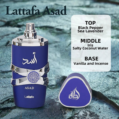 Lattafa Asad Bourbon original arab perfumes Lattafa Yara Perfume Long Lasting Pheromone Fragrances  For Women Men