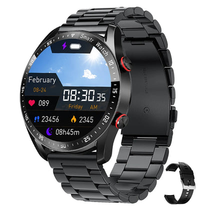 ECG+PPG Bluetooth Call Smart Watch Men Laser Health Blood Pressure Fitnes Sports Watches Man Sports Waterproof Smartwatch+Box - GabyFit Goods