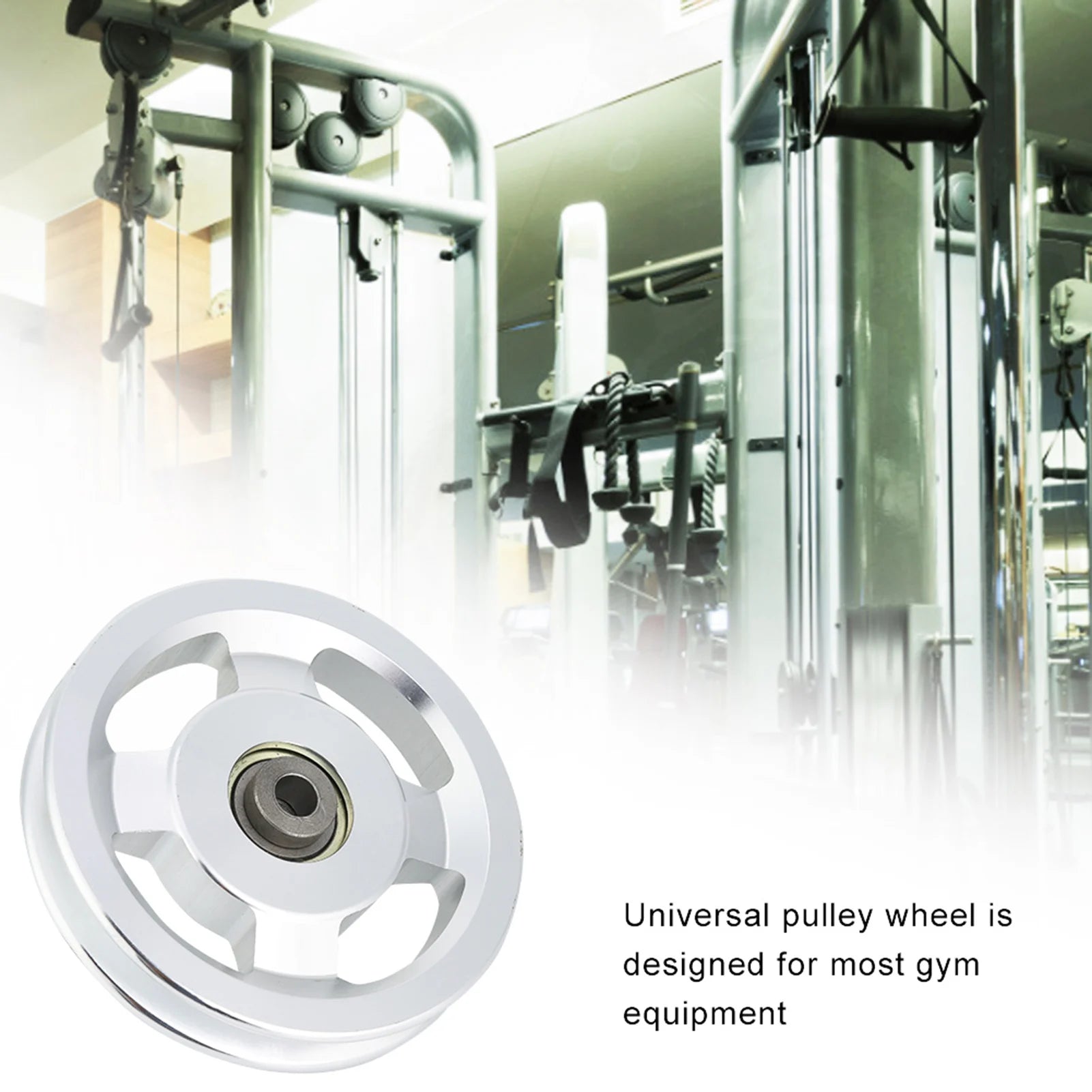Gym Pulley Aluminium Alloy Fitness Pulley Home Gym Attachments Part Exercise Strength Training Accessory Gym Accessory - GabyFit Goods