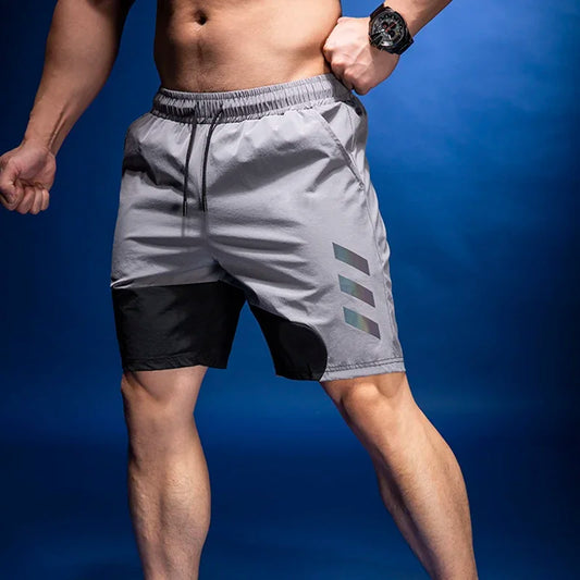 New Brand Gym Mens Sports Shorts Fitness Quick-dry Basketball Pants Personality Fashion Workout Training Breathable Shorts