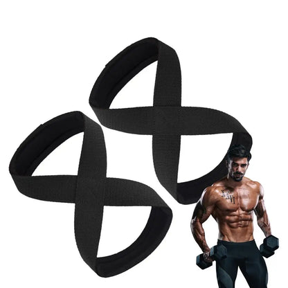 Weight Lifting Strap Gym Grip Strap Wrist Strap Barbell Straps Non-Slip 2 Pcs Grip Lifting Straps Gym Straps For Weightlifting - GabyFit Goods