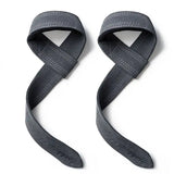1Pair 4mm Cowhide Weight lifting Wrist Straps Fitness Bodybuilding Training Gym lifting straps NonSlip Gym Grip Deadlift Pull-up