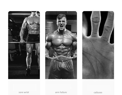 Cowhide Gym Gloves Grips Anti-Skid Leather Gymnastics Guard Palm Protectors Pull Up Horizontal Bar Weight Lifting Guantes Gym - GabyFit Goods