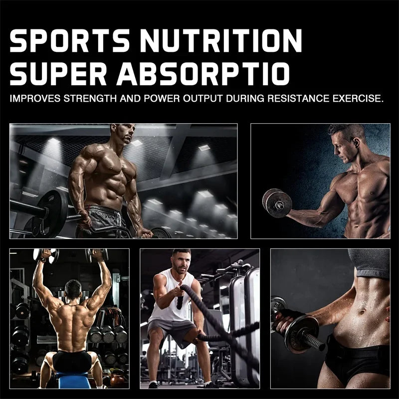 Creatine Monohydrate - 5000 Mg Per Serving, Pre-workout Creatine To Help Build Muscle, Enhance Energy and PerformanceSupplements