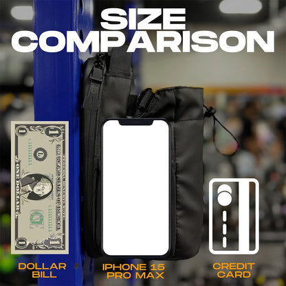 Magnetic Bottle Sling Bag for Men and Women Magnetic Gym Bag for Travel Work Sports Keep Your Items off the Dirty Gym Floor - GabyFit Goods