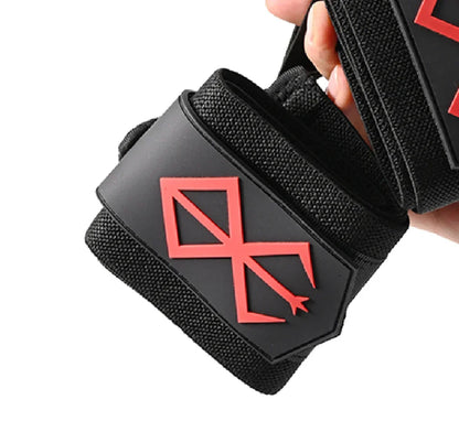 Gym Anime Sports Weight Lifting Wrist Wraps Wristband Support For Gym Heavy Duty Training, Fitness Deadlift, Powerlifting - GabyFit Goods