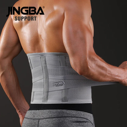 JINGBA SUPPORT Fitness Waist Back Support Belts Sweat Belt Trainer Trimmer Musculation Abdominale Sports Lumbar joint Protector - GabyFit Goods