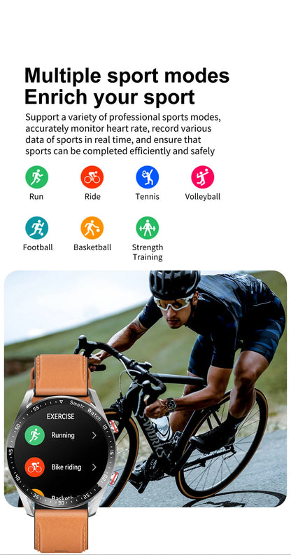 ECG+PPG Bluetooth Call Smart Watch Men Laser Health Blood Pressure Fitnes Sports Watches Man Sports Waterproof Smartwatch+Box - GabyFit Goods