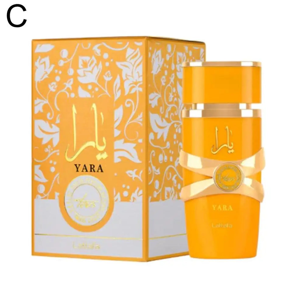 100ML Lattafa Yara Perfume Women Eau De Parfum Original Arab Perfumes Arabian Perfume Lasting Fragrance Light Fragrance Charming