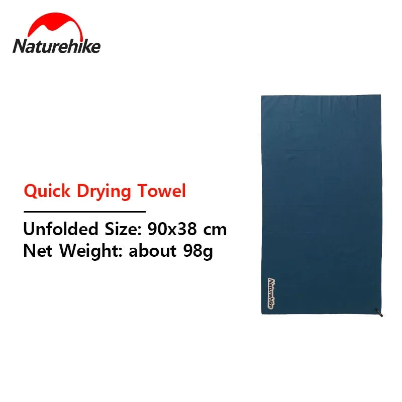 Naturehike Quick Dry Towel Lightweight Outdoor Microfiber Sports Gym Towel with Storage Bag Swimming Camping Beach Gym Towels - GabyFit Goods