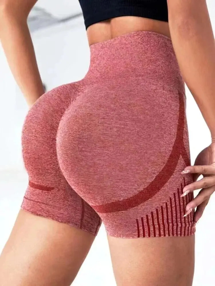 Women Yoga Shorts High Waist Workout Shorts Fitness Yoga Lift Butt Fitness Ladies Yoga Gym Running Short Pants Sportswear - GabyFit Goods