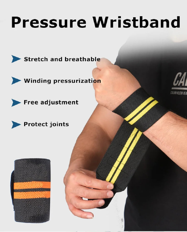 1pc Gym Wrist Wraps/Lifting Wrist Straps Heavy Duty Gym Straps With Thumb Loops Wrist Wraps for Working Out Protection Unisex