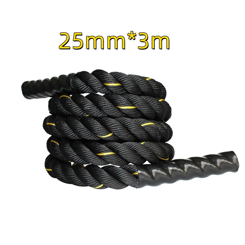 Weighted Jump Rope Gym Outdoor Home Fitness Exercise Physical Training Battle Rope Battling Strength Training Fitness Rope
