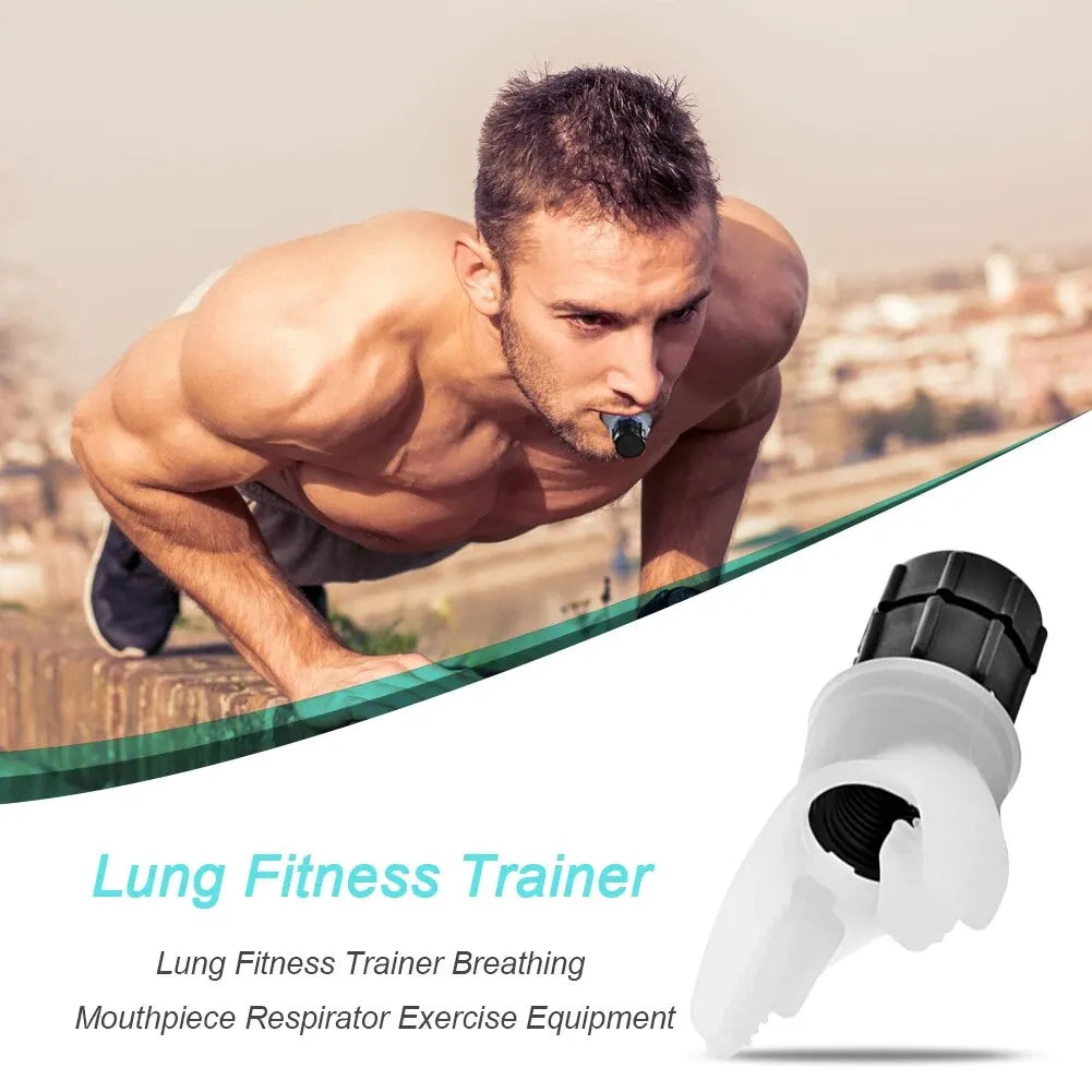 Breathing Trainer Lung Respirator Fitness Equipment Respiratory Silicone High Altitude Training Outdoor Expiratory Exercise Tool - GabyFit Goods