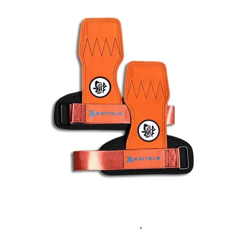 1Pair Gym Pads Cowhide Gym Gloves Grips Anti-Skid Weight Power Belt Lifting Pads Deadlift Belt Workout Palm Protection Lu