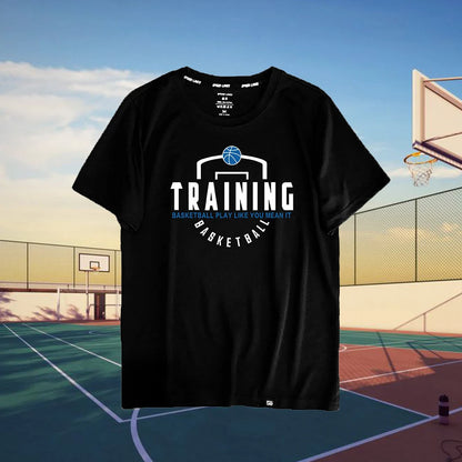 Basketball shooting training clothes short sleeve men's breathable loose sweat wicking quick dry sports fitness running T-shirt