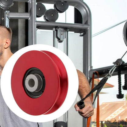 Universal Bearing Pulley Wheel Gym Accessory Sturdy Home Gym Attachments Pulley Wheel Aluminium Alloy Gym Equipment - GabyFit Goods
