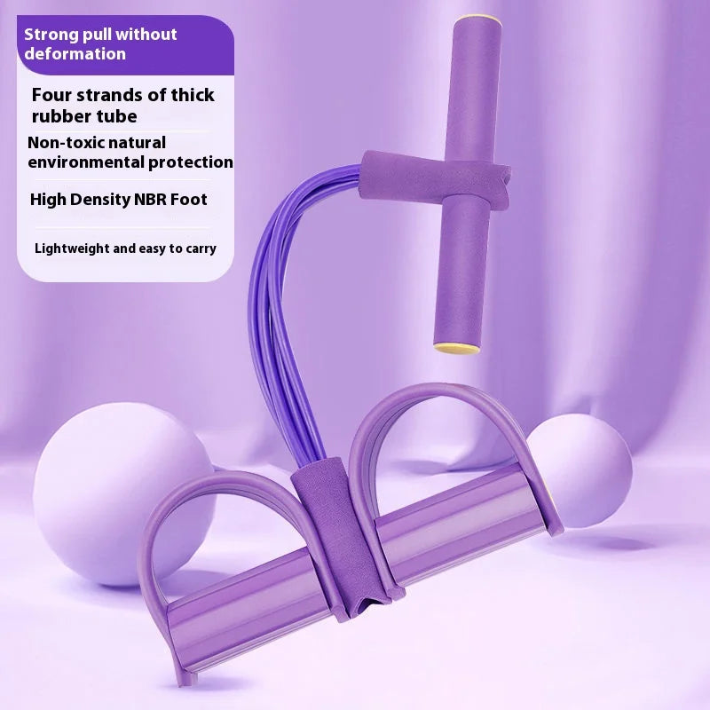 Multifunction Tension Rope Resistance Band Elastic Pedal Puller Leg Stretching Slimming Training Portable Fitness Equipment - GabyFit Goods