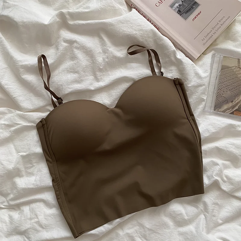 4 Colors Camisole for Women Fitness Crop Tops Summer Elegant Sexy All-match Casual Aesthetic Solid New - GabyFit Goods