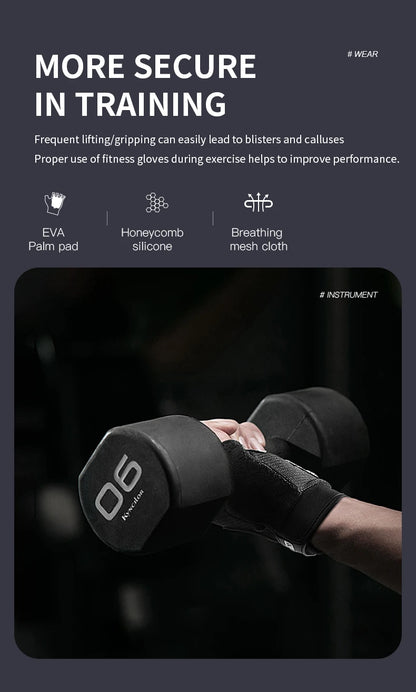Half Finger Gloves Gym Fitness Anti-Slip Women Men Gel Pad Gloves Gym Cycling Fingerless Gloves Bicycle Accessories - GabyFit Goods