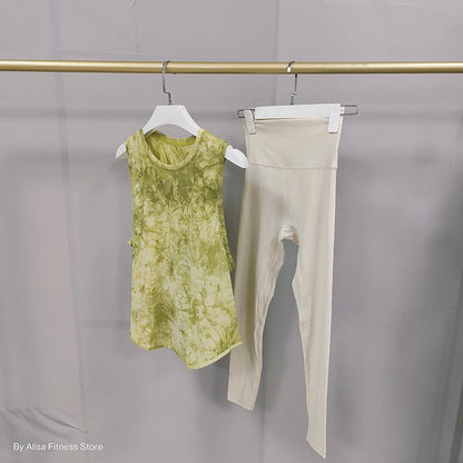 2PCS Seamless Yoga Set Women Gym Clothes Sportswear Yoga Suits Fitness Shirt Set Gym Set Tracksuits Leggings T-Shirt Sports Suit