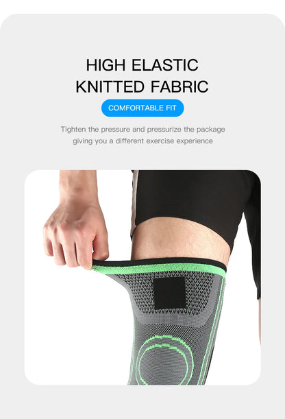 Sports Compression Knee Brace Elastic Support Pads Knee Pads Fitness Equipment Volleyball Basketball Cycling 2023 - GabyFit Goods