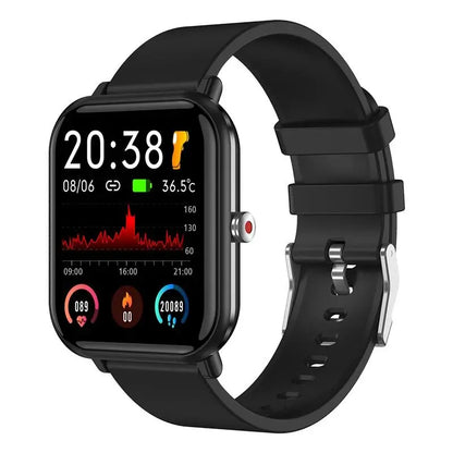 LIGE 2024 New Q9 Pro Smart Watch Body Temperature Monitor Music Control Sports Waterproof Smart Watch for Men Women Smartwatch - GabyFit Goods