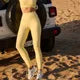 Slanted Shoulder Hollowed Out Lace Tight Top for Women with Chest Cushion, Nude Sports Vest, Fitness Suit, Beautiful Back Bra