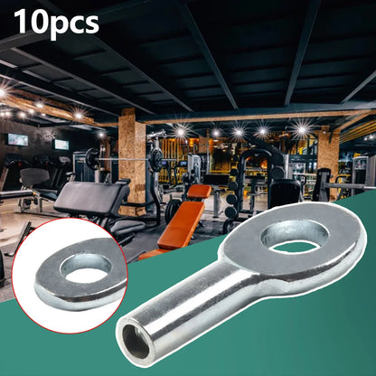 10pcs Gym Pulley Machine Cable Eyelet Terminal Wire Rope Port Joint Stopper Gym Gyms Steel Wire Gym Pulley Machine Cable Eyelet - GabyFit Goods
