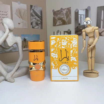 100ML Lattafa Yara Perfume Women Eau De Parfum Original Arab Perfumes Arabian Perfume Lasting Fragrance Light Fragrance Charming - GabyFit Goods