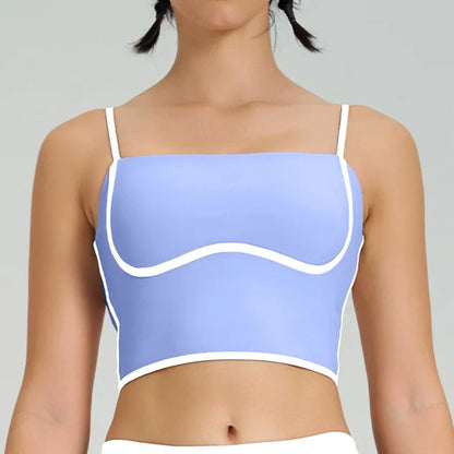 Woman Sports Bra Gym Yoga Crop Top Fitness Underwear Backless Workout Vest Shirt Lady Running Fast Dry Sportswear