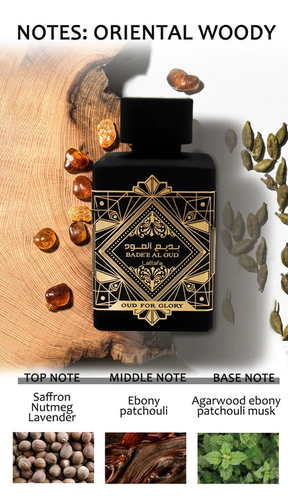 100ml Original High Quality Noble Selected Eau De Toilette Unisex Perfume Spray Fragrance Lasting Arabian Dubai Glory Flower - GabyFit Goods