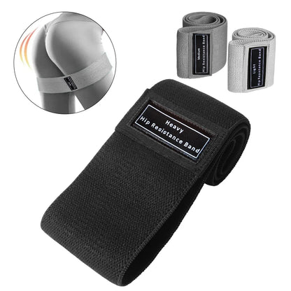 Fabric Resistance Hip Booty Bands Glute Thigh Elastic Workout Bands Squat Circle Stretch Fitness Strips Loops Yoga Gym Equipment - GabyFit Goods